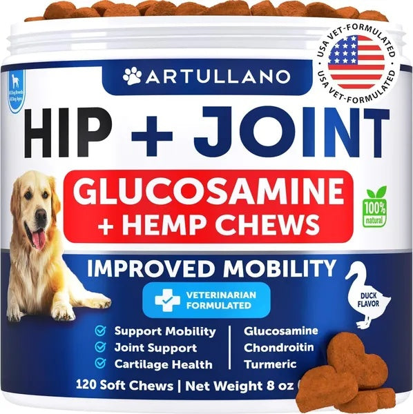 Hemp Hip and Joint Dog Supplement