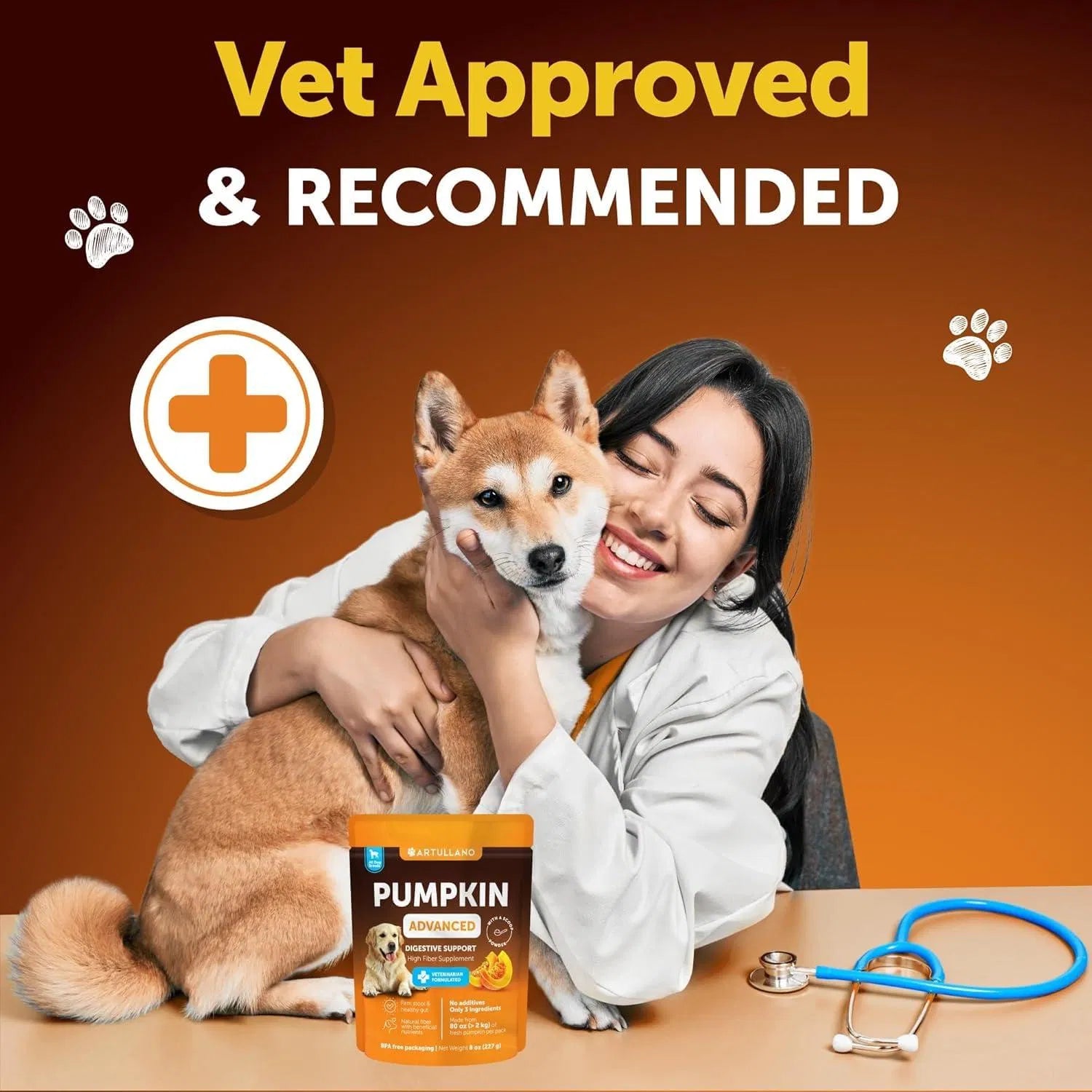 Pumpkin Digestive Support for Dogs, 8 oz