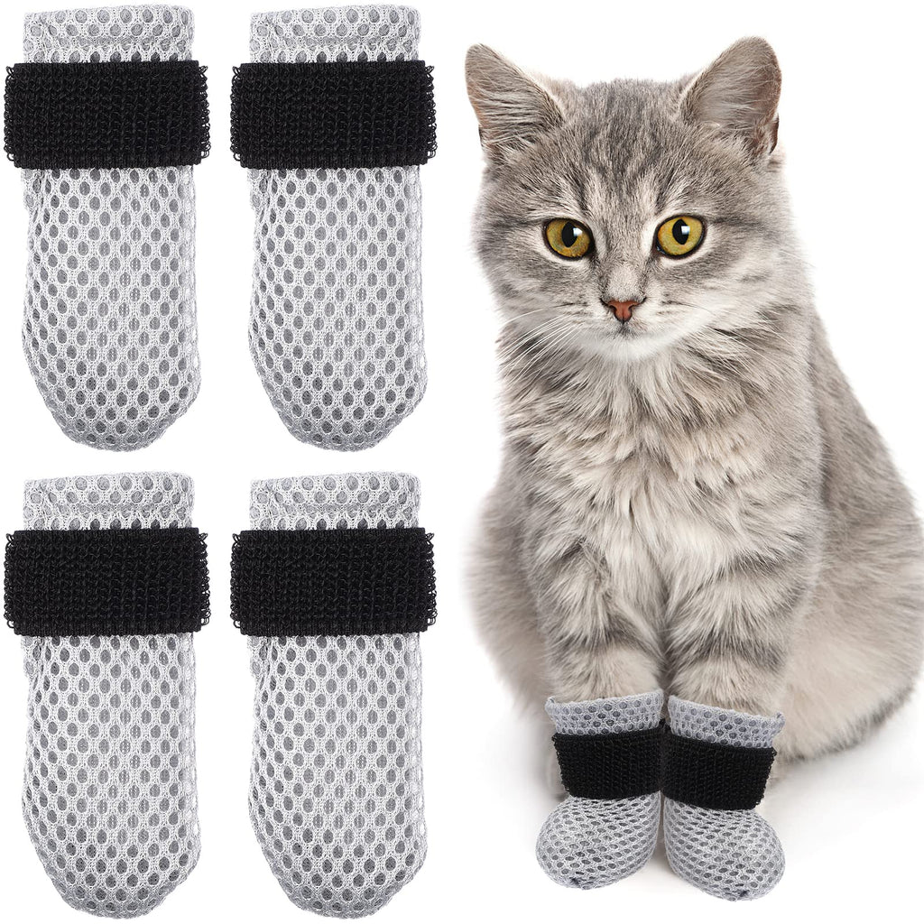 Paw Protection Booties, Grey M, Set of 4