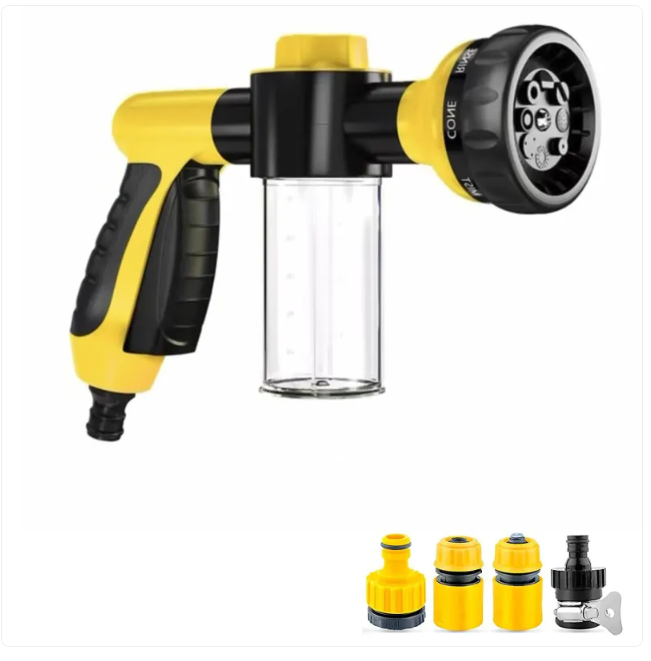High-Pressure Outdoor Pet Shower & Grooming Kit