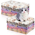 10-Piece Pet Blanket Set, 24" x 16" with Paw Print