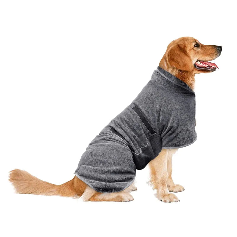 Luxury Pet Bathrobe for Dogs and Cats
