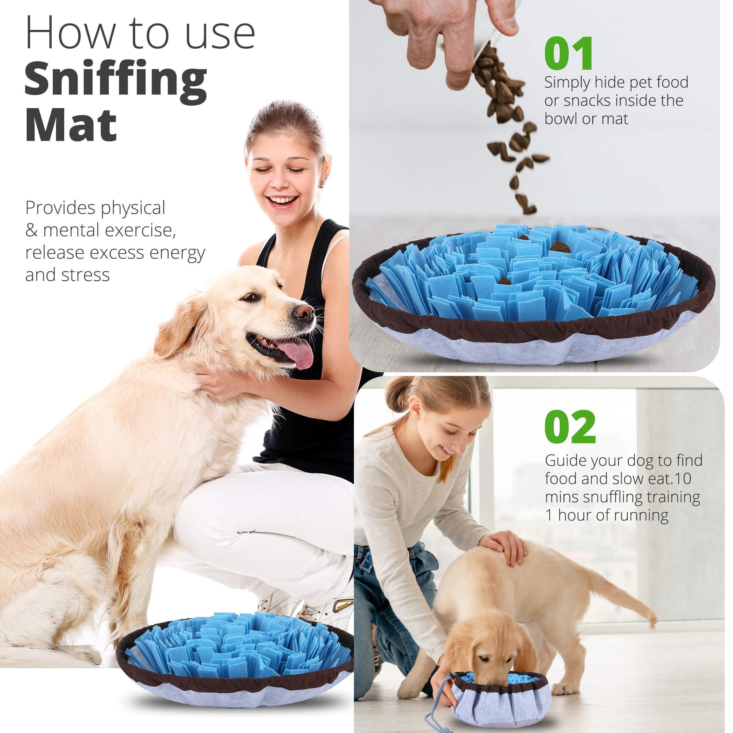 Adjustable Snuffle Foraging Mat for Canines