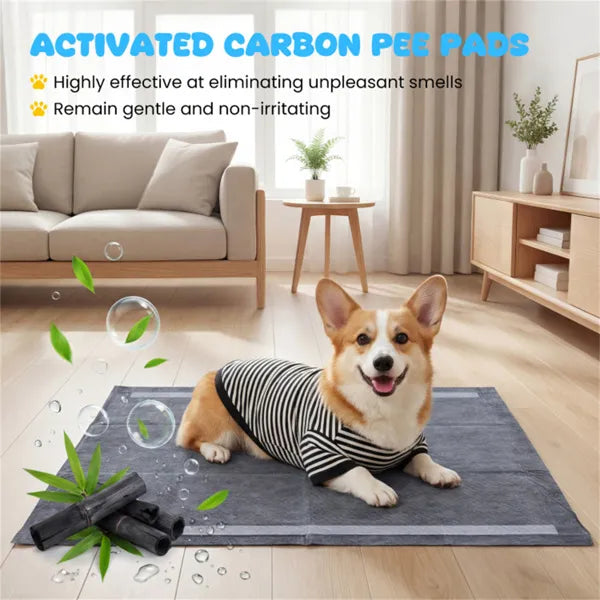 150-Pack Extra-Large Activated Carbon Pet Training Pads