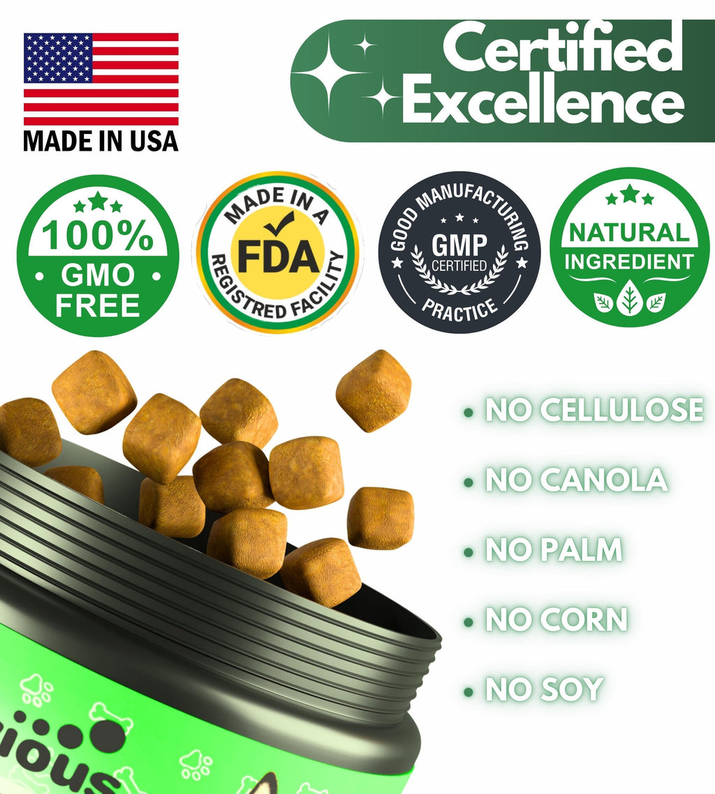 Natural Flea & Tick Prevention Chewables for Dogs, 120 Count