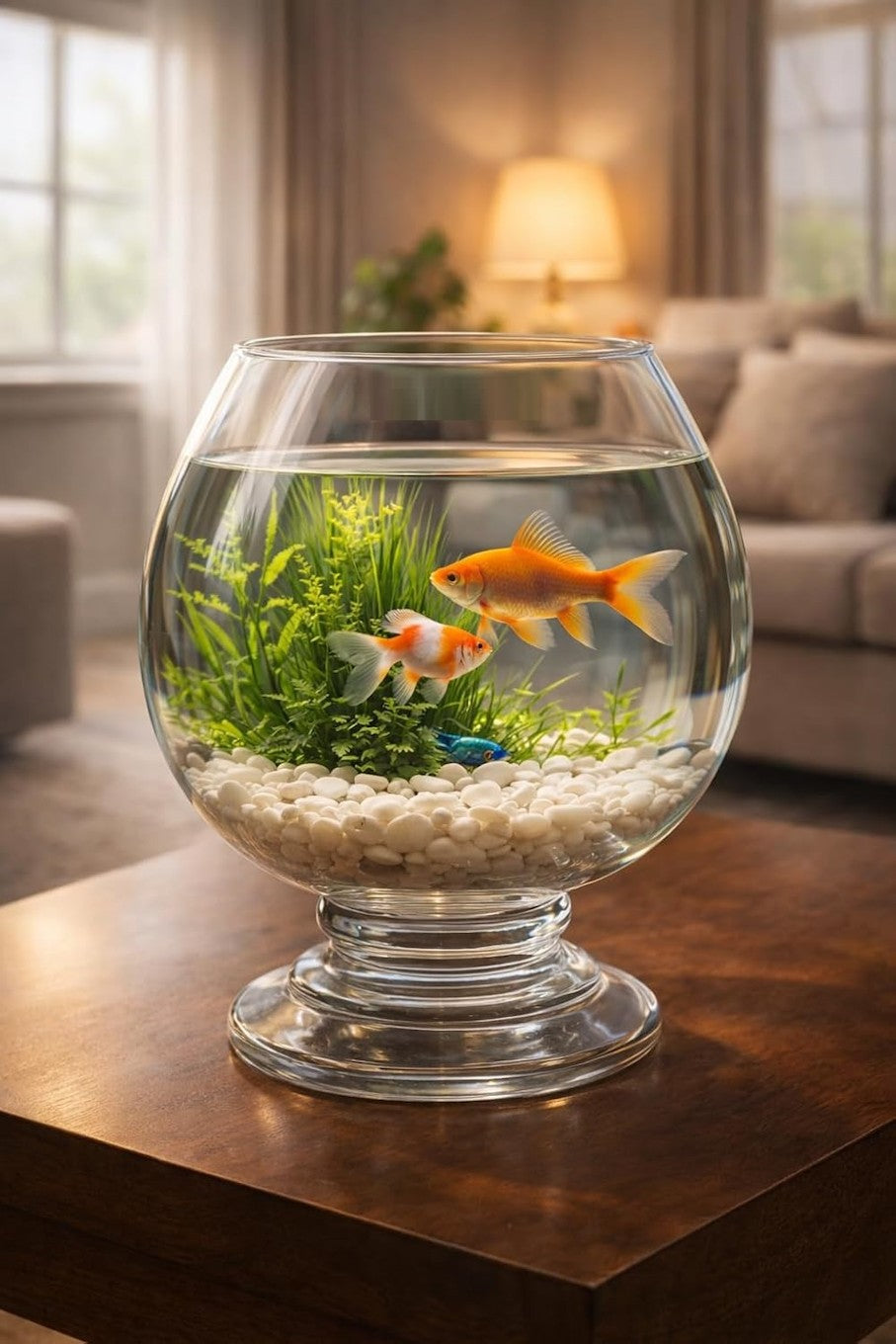 Elegant Glass Aquarium, 10-Inch