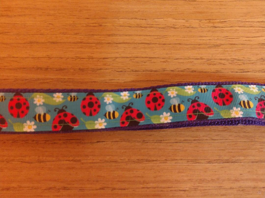 Martingale Collar, Leash, and Hands-Free System - Ladybugs